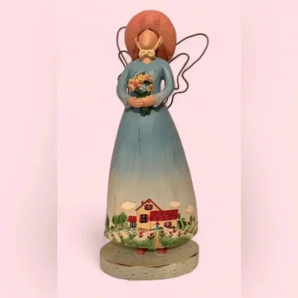 🔻Vintage🔻Angel Figurine, RUSS Berrie 9´´ 🪽 - Picture 3 of 7